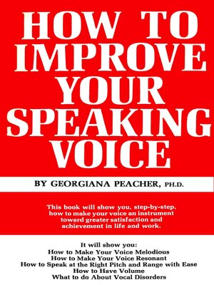 cover image of How to Improve Your Speaking Voice